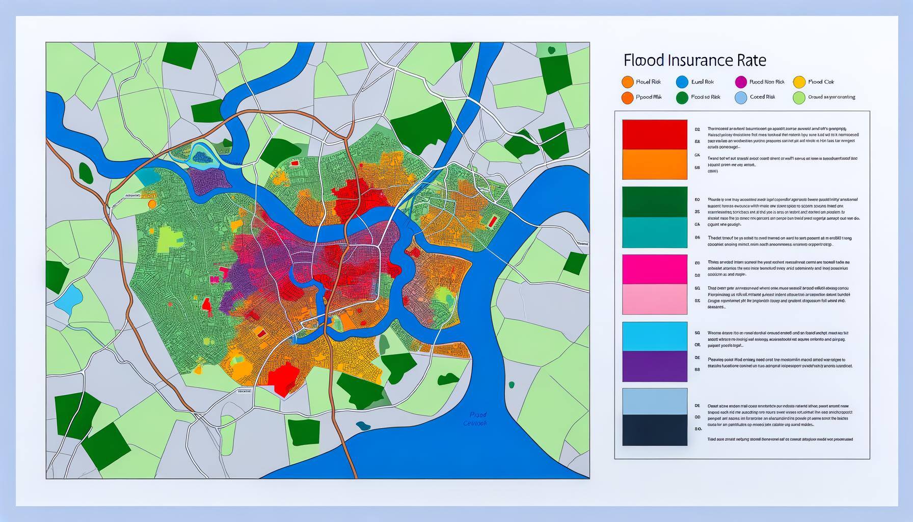 Flood insurance rate map