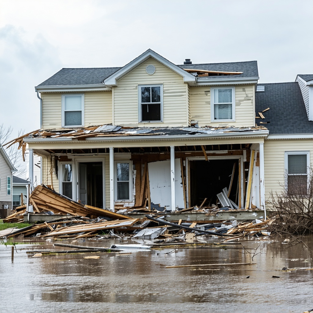 Flooddamaged home facing foreclosure due to lack of insurance-1