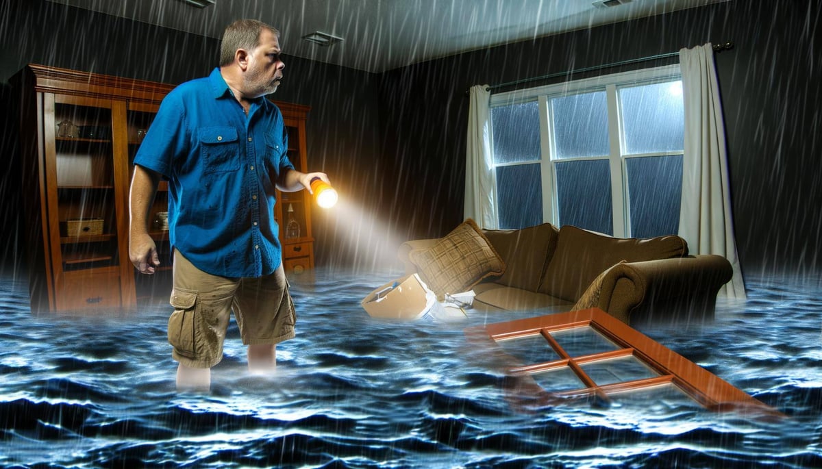 Mike, a homeowner in Alabama, is shocked when he saw the flooding on his basement and ground floor
