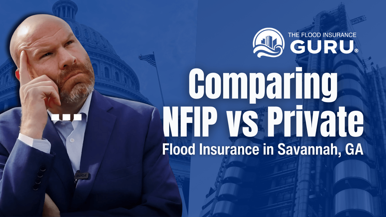 Chris Greene Thinking Pose, Comparing NFIP vs Private Flood Insurance in Savannah, GA