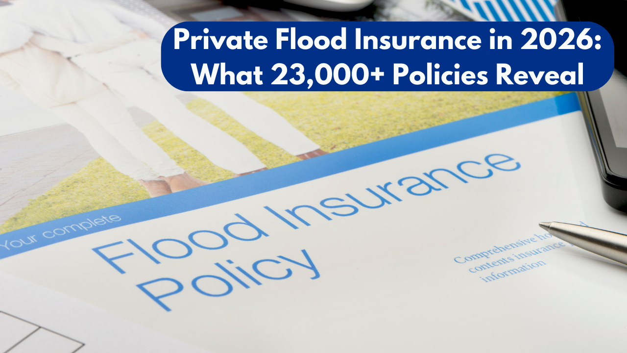 Flood insurance policy document illustrating private flood insurance trends in 2026