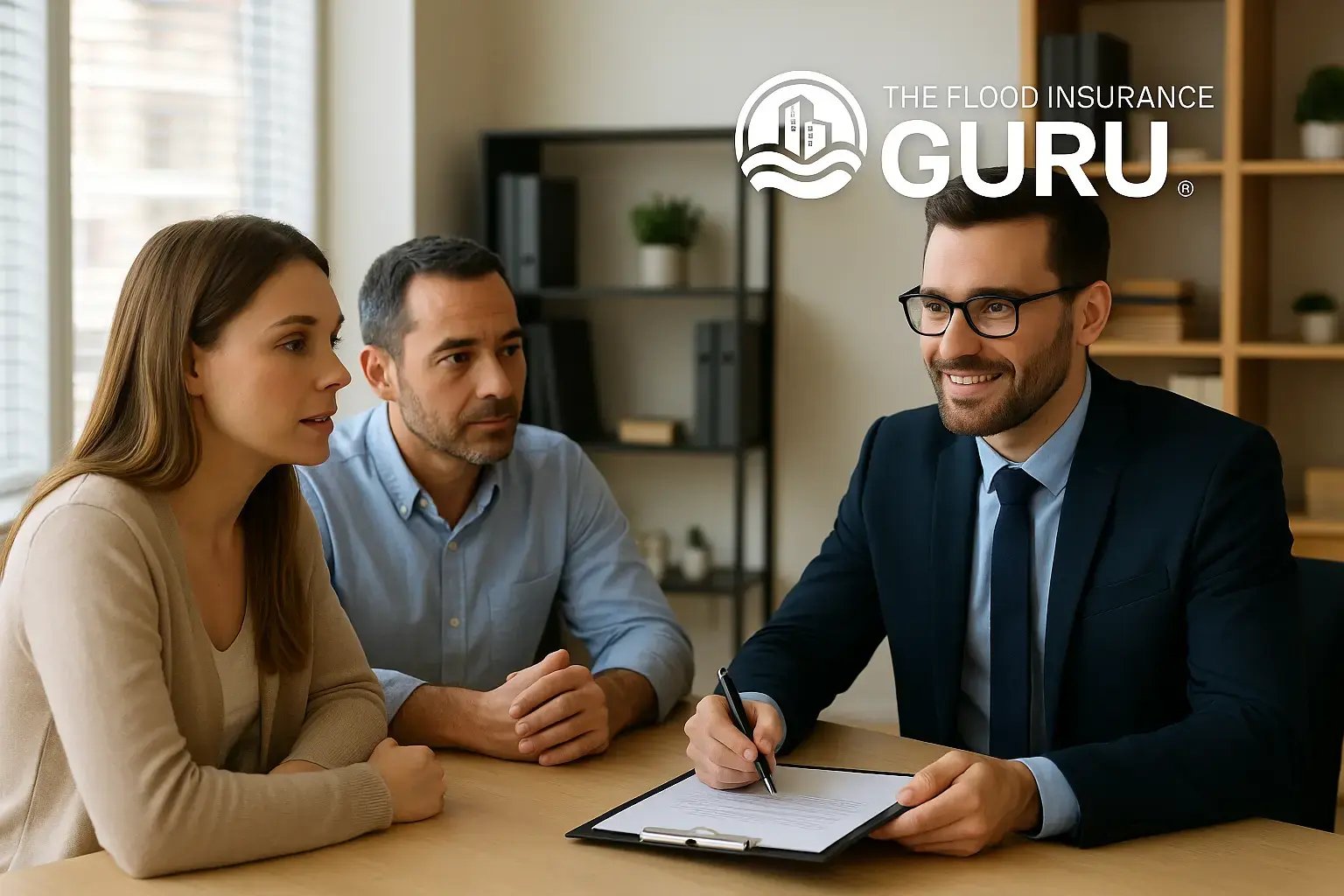 The Flood Insurance Guru agent discussing why to choose Flood Insurance Guru for flood insurance