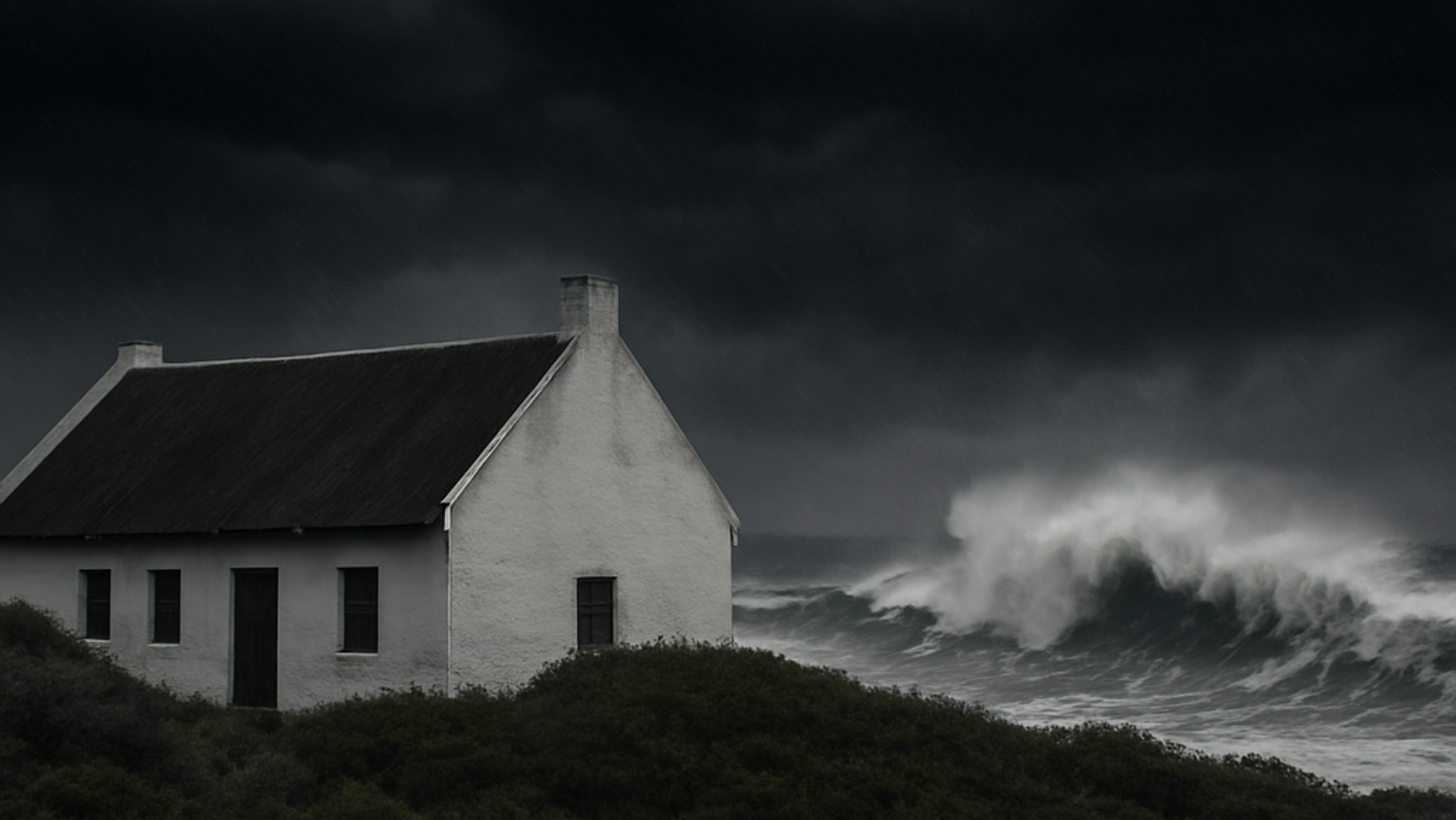 Coastal home exposed to flood risk, illustrating the importance of proper flood insurance