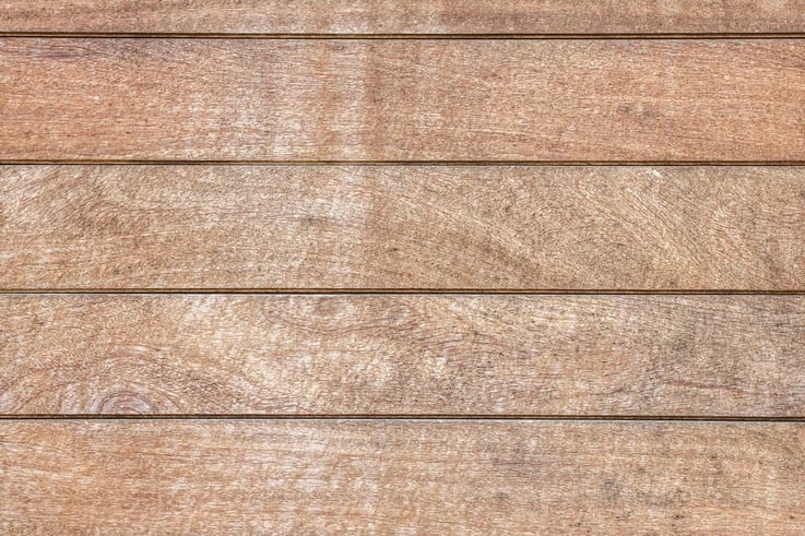 Wooden fence panel wall with detail