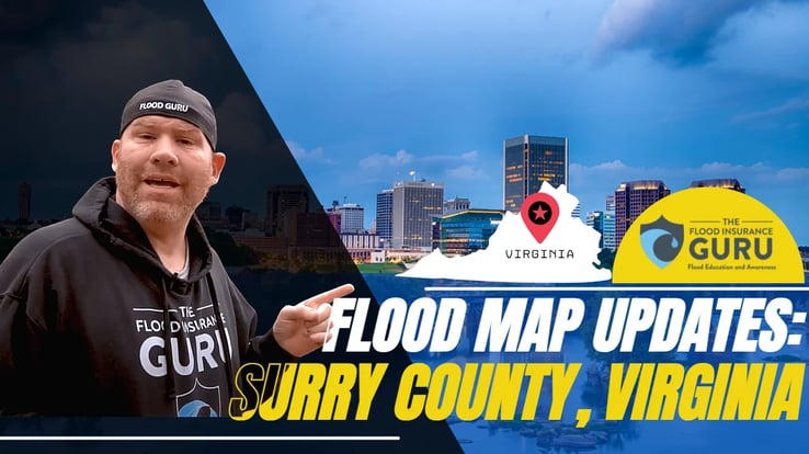 April 2022 Flood Map Updates: Surry County, Virginia