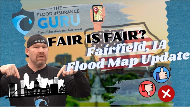 The Flood Insurance Guru | Flood Map Updates | Fairfield, Jefferson County, Iowa Flood Map Updates