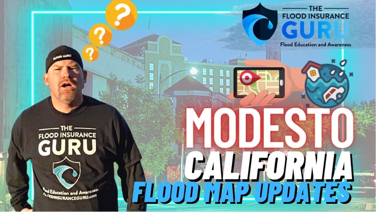 California Flood Insurance: Modesto Flood Map Updates for August 2021