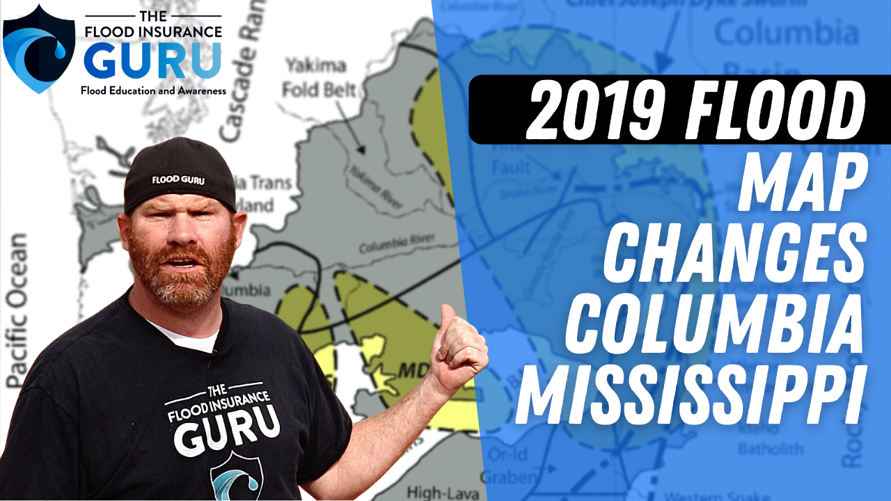 2019 Flood Map Changes Columbia Mississippi
