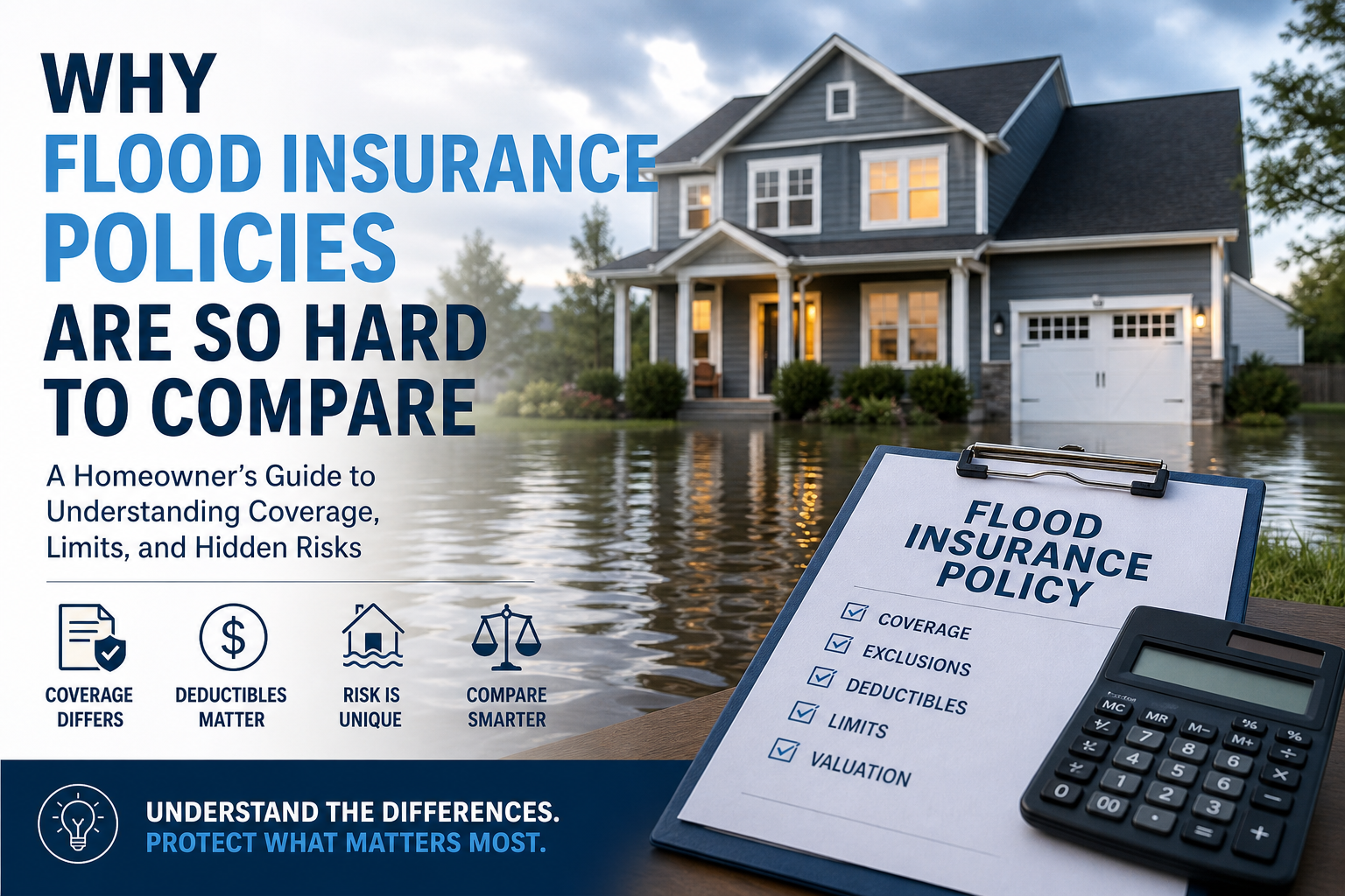 Understanding the Complexities of Comparing Flood Insurance Policies