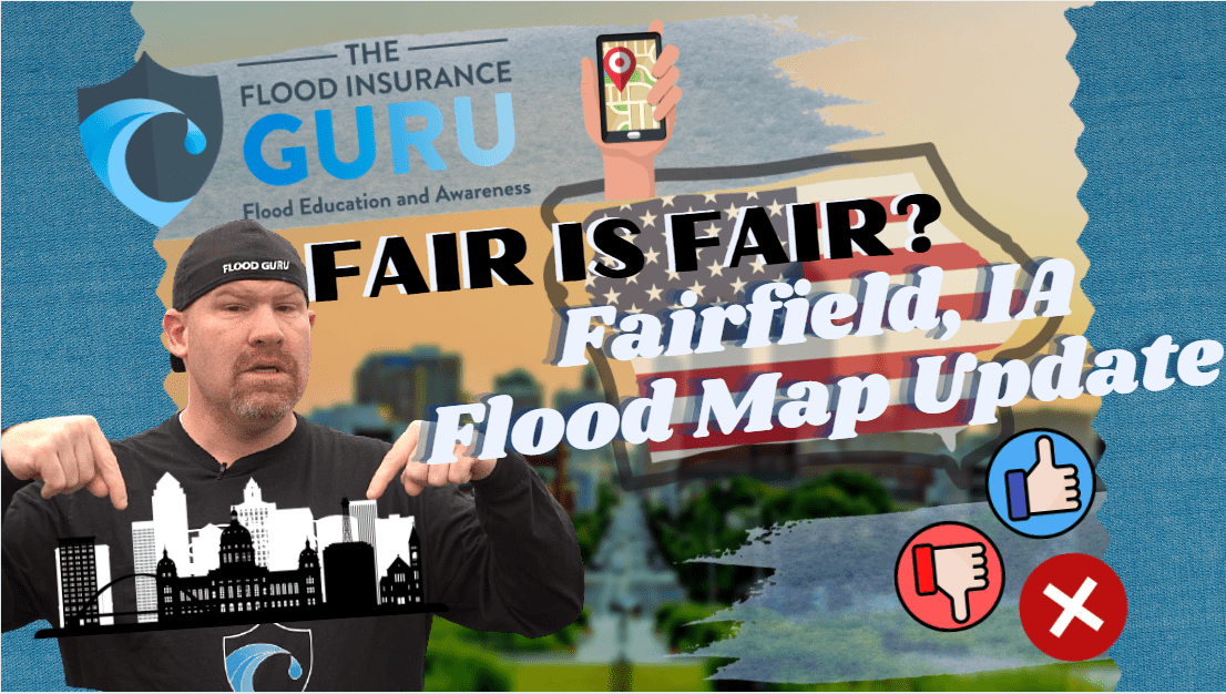 The Flood Insurance Guru | Flood Map Updates | Fairfield, Jefferson County, Iowa Flood Map Updates