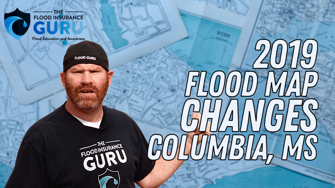 2019 Flood Map Changes Columbia Mississippi